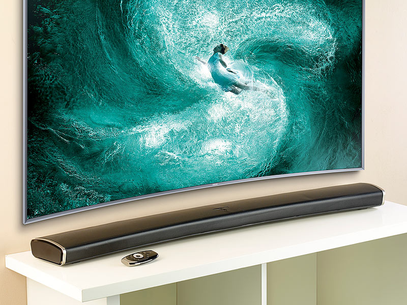 2.1 HIFI-SOUNDBAR*FÜR CURVED TV*120 WATT*SUBWOOFER*BLUETOOTH*S/PDIF*MSX-550.CV